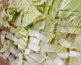 焼肉生だれで韓国風温玉白菜シーザーサラダ作り方3写真