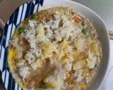 レンジ簡単クリーミーとんてき味炒飯弁当作り方9写真