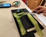 トマトの冷製パスタ&きゅうりの飾り切り作り方3写真