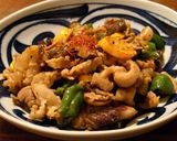 うまい!豚肉とナスとピーマンの味噌炒め作り方13写真
