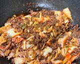 超☆超簡単☆肉味噌キムチ丼作り方2写真