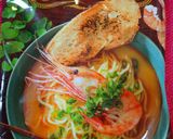 海老ビスクのサラダラーメンからのリゾット作り方1写真