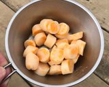 ▲山ごはん▲松茸風味ちいかま豆乳パスタ作り方2写真