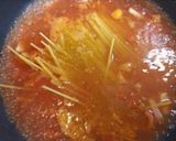 簡単夕飯昼食ワンパンブロッコリー海老トマトパスタ作り方3写真