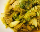 鶏肉とキャベツのカレー粉炒め作り方4写真