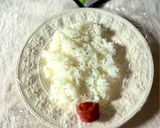 「しげき」でわさびご飯の梅干しおにぎり作り方3写真