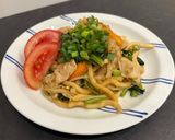簡単なのに絶品！鰹香るワンパン焼きうどん作り方5写真