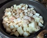 トロッと旨い♡かぶと鶏もも肉のクリーム煮作り方4写真