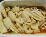 梅シロップ白梅酢カレー粉で蓮根の甘酢漬け作り方7写真