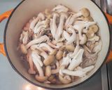 秋の絶品・鶏きのこ汁と蕎麦作り方4写真