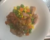 レンジ簡単梅味噌西京焼味オムライス弁当作り方3写真