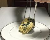 漬け鮪と生わかめの和風ペペロンチーノ作り方12写真