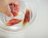 みょうがとナスの味噌汁作り方1写真