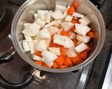 こうや豆腐と大根の煮物作り方2写真