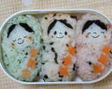マトリョーシカ3姉妹おにぎり作り方6写真