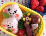 *キャラ弁*簡単ももさんむすび作り方5写真
