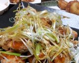 めちゃうま!鶏唐のあんかけ白髪ネギ♥作り方5写真