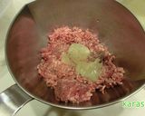 照り焼き蓮根ハンバーグ☆塩麹使用作り方1写真