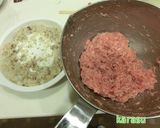 照り焼き蓮根ハンバーグ☆塩麹使用作り方2写真