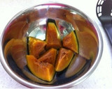 かぼちゃの煮物リメイクお焼き作り方1写真