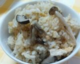 簡単炊飯器任せ☆茸たっぷり炊き込みご飯作り方3写真