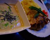 ちょっと贅沢なミルクの味噌仕立てつけ麺作り方6写真