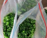 カキなの保存法と解凍法を試してみました作り方3写真