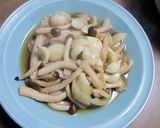 百合の根とブナシメジの甘辛煮作り方3写真