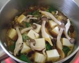 お豆腐とネギのマイルドカレーパスタ♫作り方3写真
