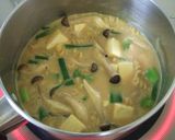 お豆腐とネギのマイルドカレーパスタ♫作り方5写真