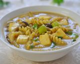 お豆腐とネギのマイルドカレーパスタ♫作り方6写真