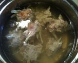 鶏ごぼうのお味噌汁作り方4写真