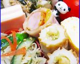 お弁当✿ぎゅうぎゅう詰めて～お好みちくわ作り方4写真