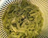 若草色のつけ麺2色うどん／パスタ作り方13写真