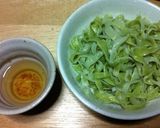 若草色のつけ麺2色うどん／パスタ作り方14写真