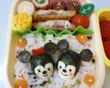 簡単キャラ弁！うずら卵でミッキー＆ミニー作り方7写真
