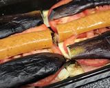 茄子とソーセージのミルフィーユ。作り方8写真