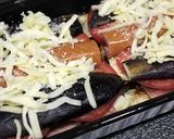 茄子とソーセージのミルフィーユ。作り方9写真