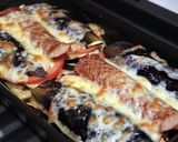 茄子とソーセージのミルフィーユ。作り方10写真