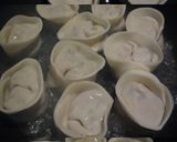 カリカリ羽根チーズなキムチ餃子作り方5写真