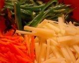なんちゃって♪ジャガイモ青椒肉絲作り方1写真