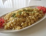 簡単朝ご飯♪チーズチャーハン作り方4写真