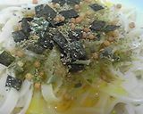 ひとりランチ☆お茶づけかまたま作り方2写真