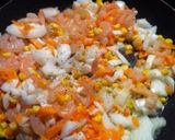 簡単！炊飯器えびピラフ作り方1写真