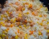簡単！炊飯器えびピラフ作り方2写真
