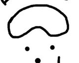 簡単キャラ弁◇たぬき？作り方2写真