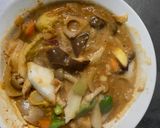 お一人様ピリ辛クリーム根菜たっぷり野菜炒作り方21写真