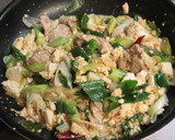 美味★簡単★豚肉と豆腐と長ねぎの味噌炒め作り方7写真