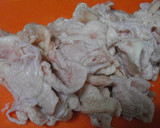 簡単♪鶏皮と胡瓜の酢の物作り方1写真
