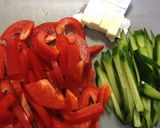 カットするだけ♪簡単生野菜サラダ作り方1写真